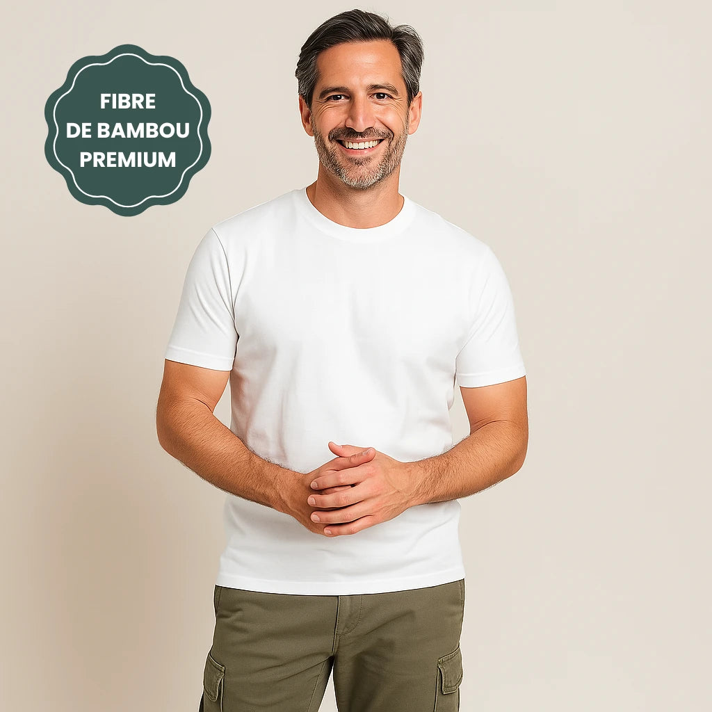 Pack de 3 T-shirts Bambou Active (2 achetés + 1 offert)