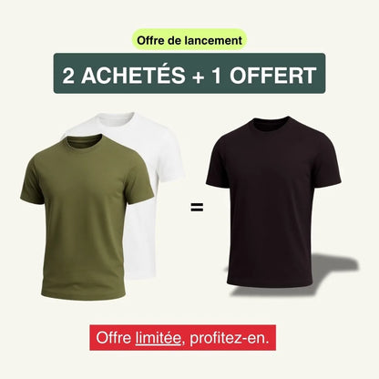 Pack de 3 T-shirts Bambou Active (2 achetés + 1 offert)