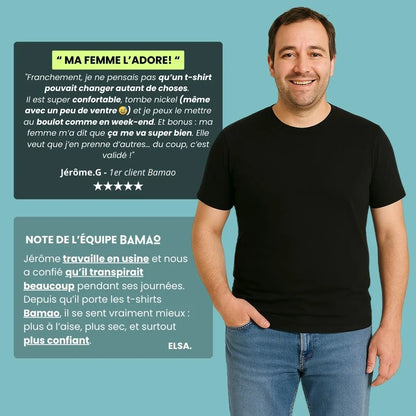 Pack de 3 T-shirts Bambou Active (2 achetés + 1 offert)