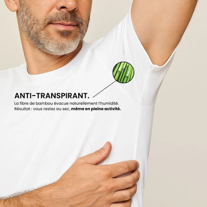 Pack de 3 T-shirts Bambou Active (2 achetés + 1 offert)